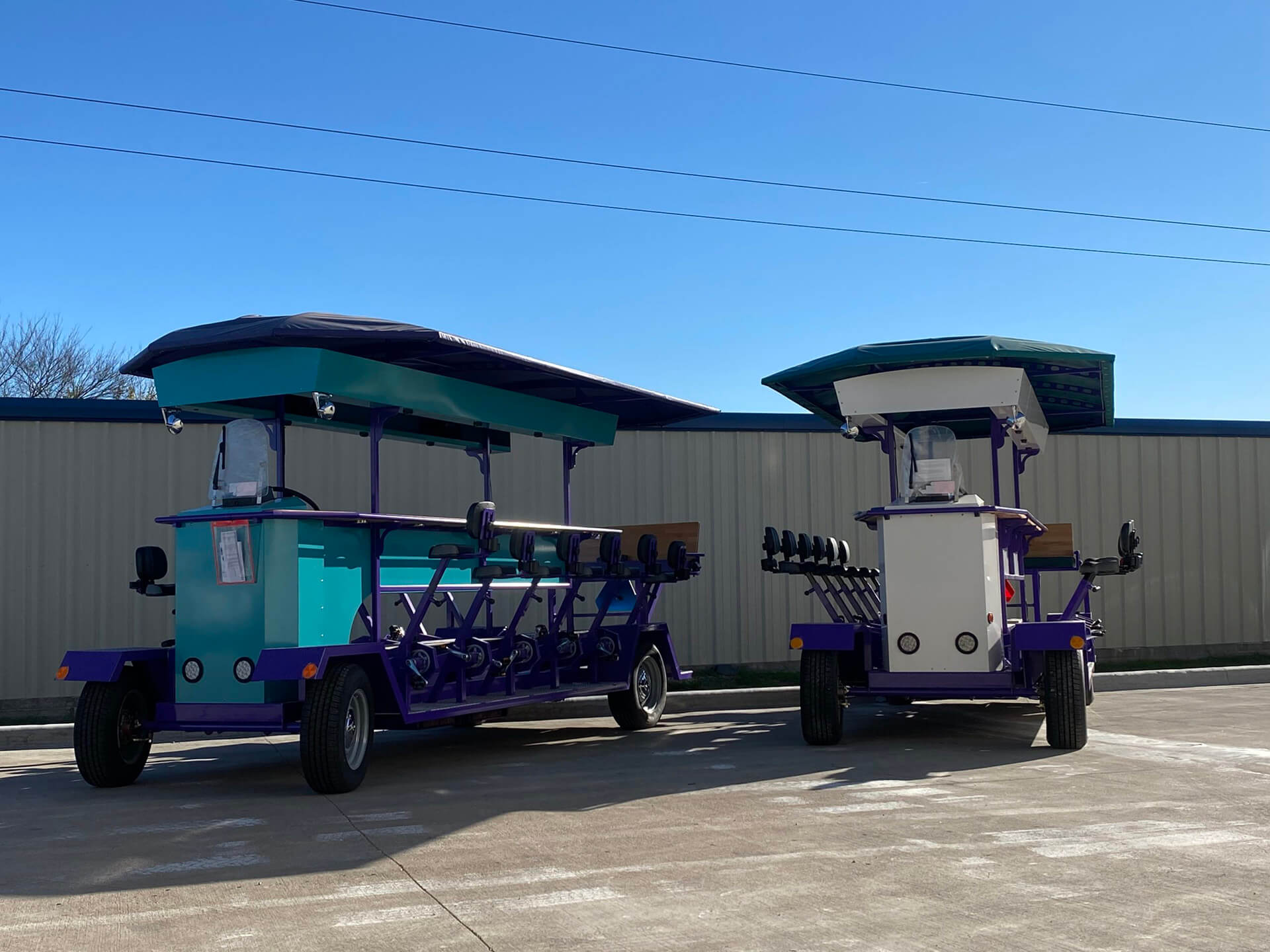 Savannah 16 party bike outdoor setting