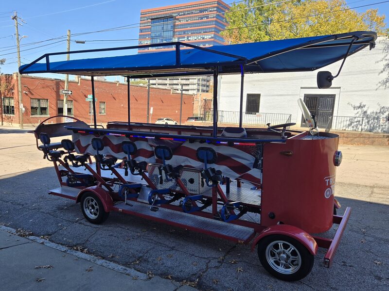 2017 CyclePub party bike, Lady Liberty